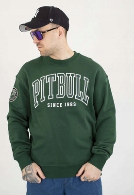 Mikina Pit Bull Bez Kapuce Badger Hunter zelená