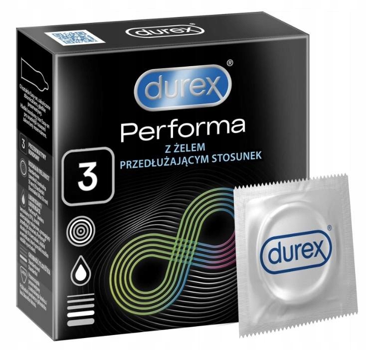 

Prezerwatywy Durex Performa 3 Szt Kartonik