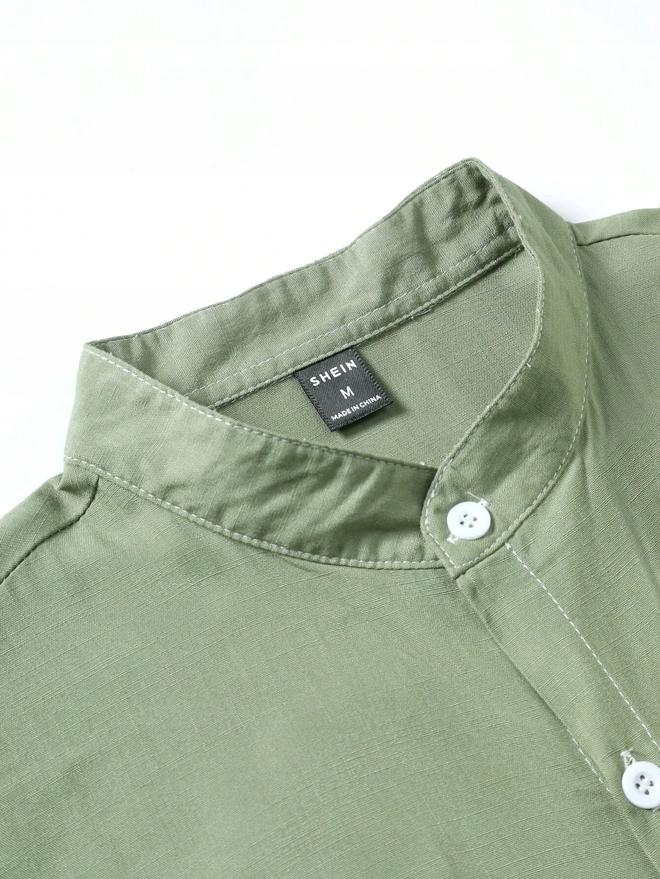 SHEIN MIĘTOWY KOMPLET KOSZULA KRÓTKIE SPODENKI L 45521 Odcień miętowy