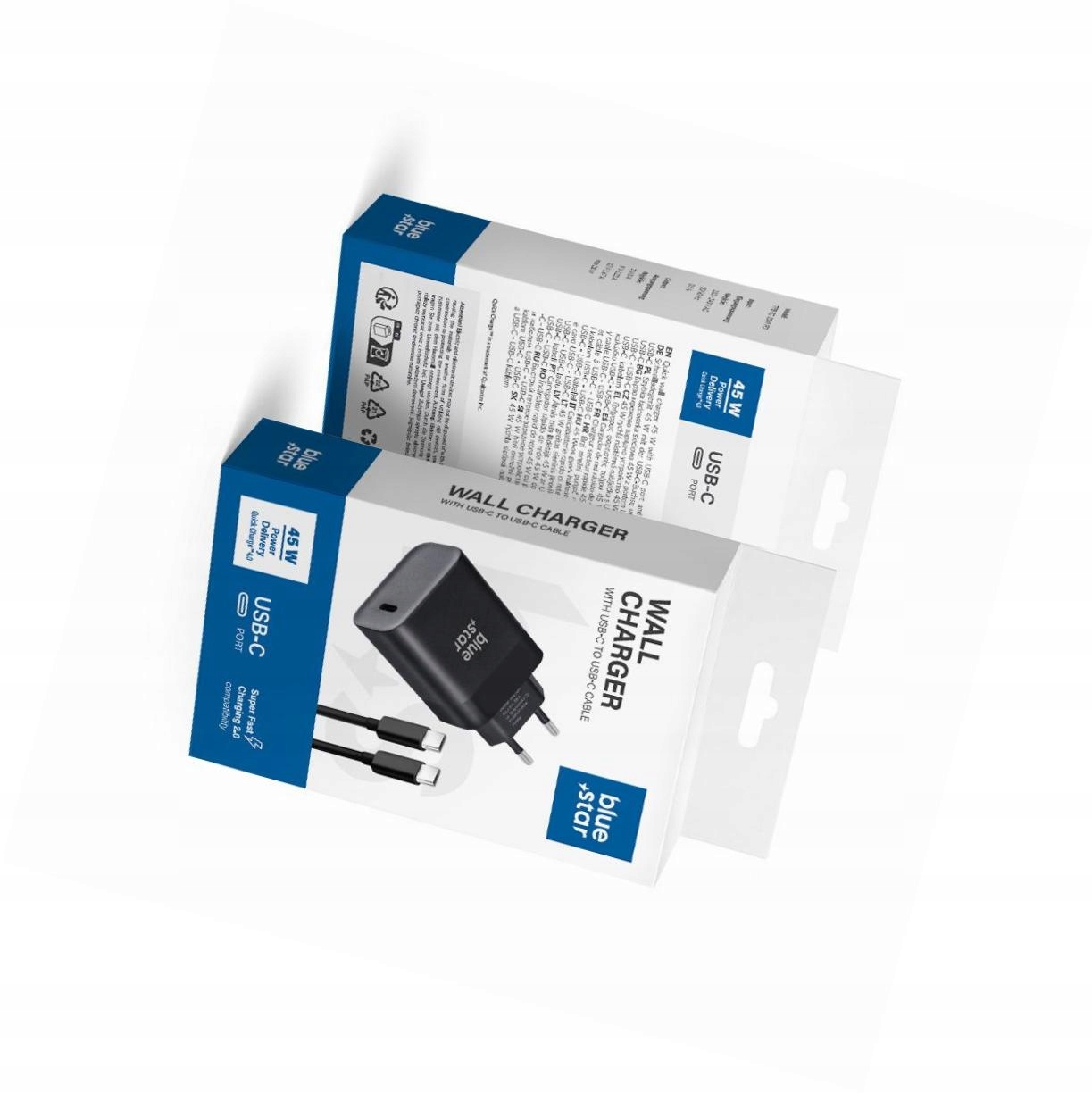 Szybka ładowarka 45W z odpinanym kablem Usb-c do Samsung Galaxy S20 Plus