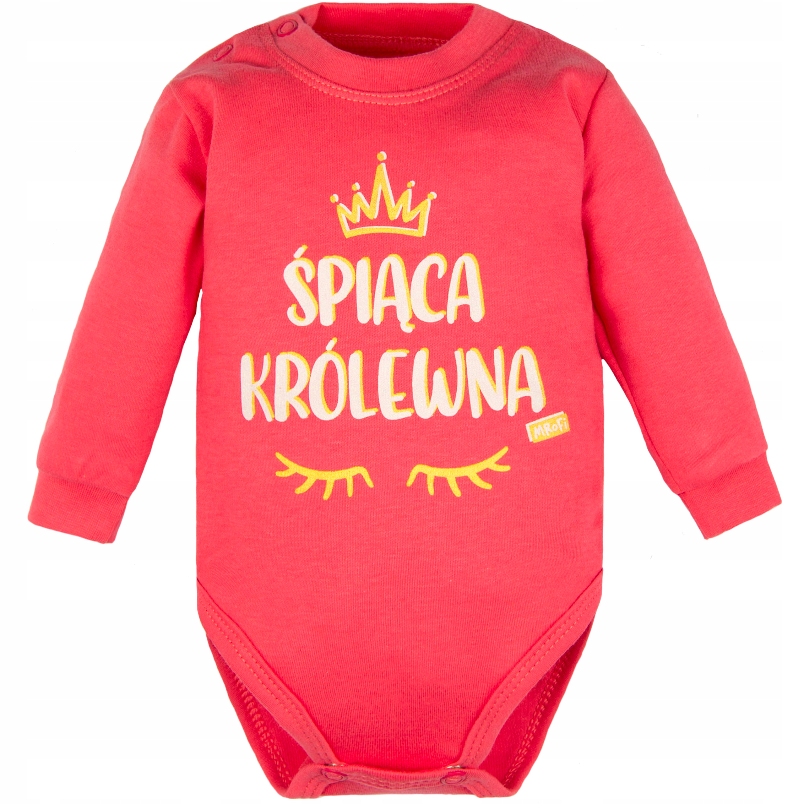 BODY długi rękaw ŚPIĄCA KRÓLEWNA brokat 98