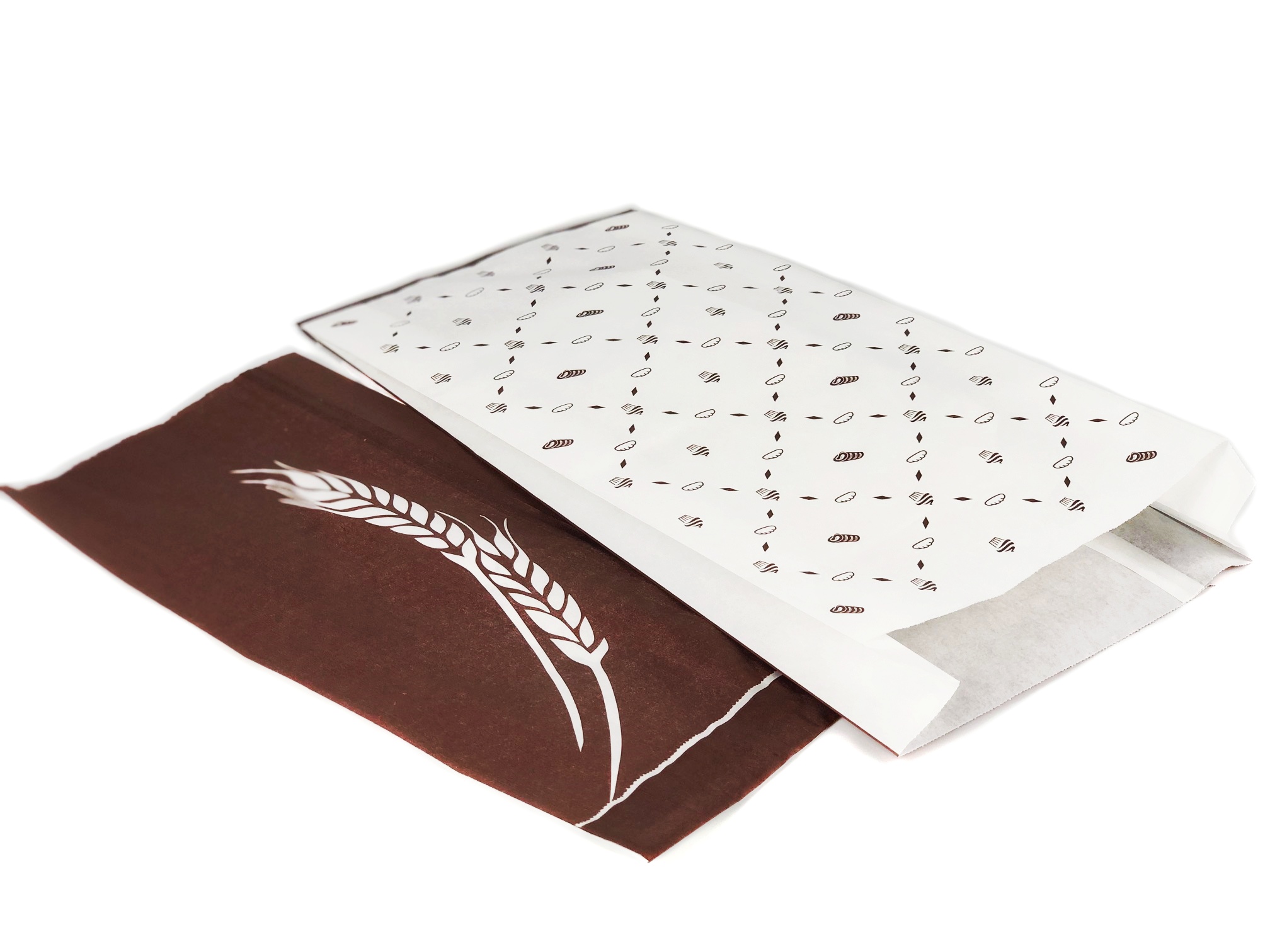 

Torebki fałdowe Nadruk papierowe 120/50/210 100szt