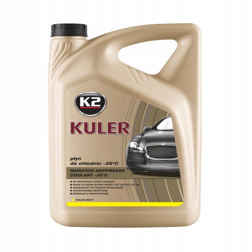 

K2 Płyn Do Chlodnic Kuler 5L -35C Żółty