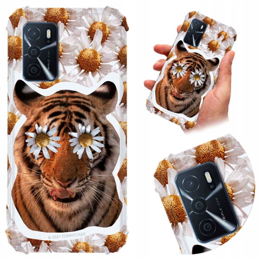 

Etui Antishock do Oppo A16 Animals Art Abstrakt Wz