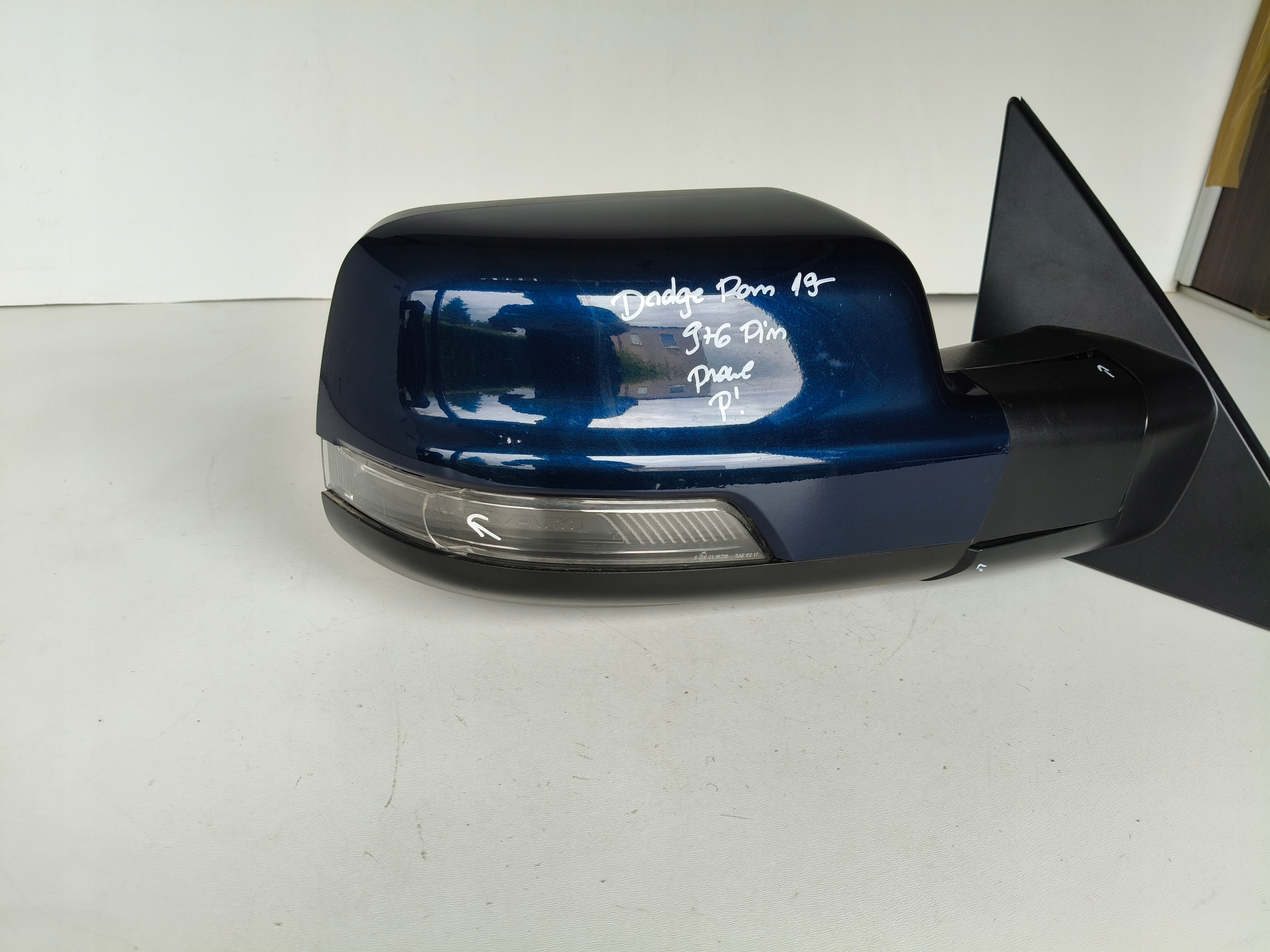 mirror right DODGE RAM 19- 9+6 15 PIN