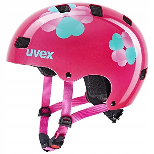 Dětská cyklistická přilba Uvex Kid 3 Pink Flower M 55-58cm
