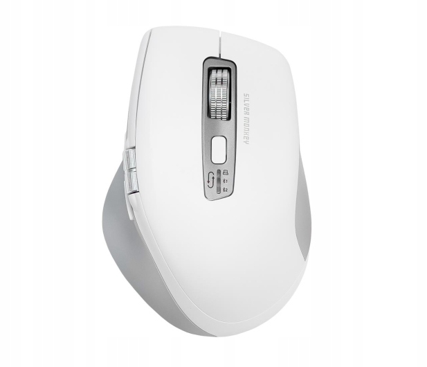 Myszka Bezprzewodowa Silver Monkey Business Wireless Mouse Comfort Biała