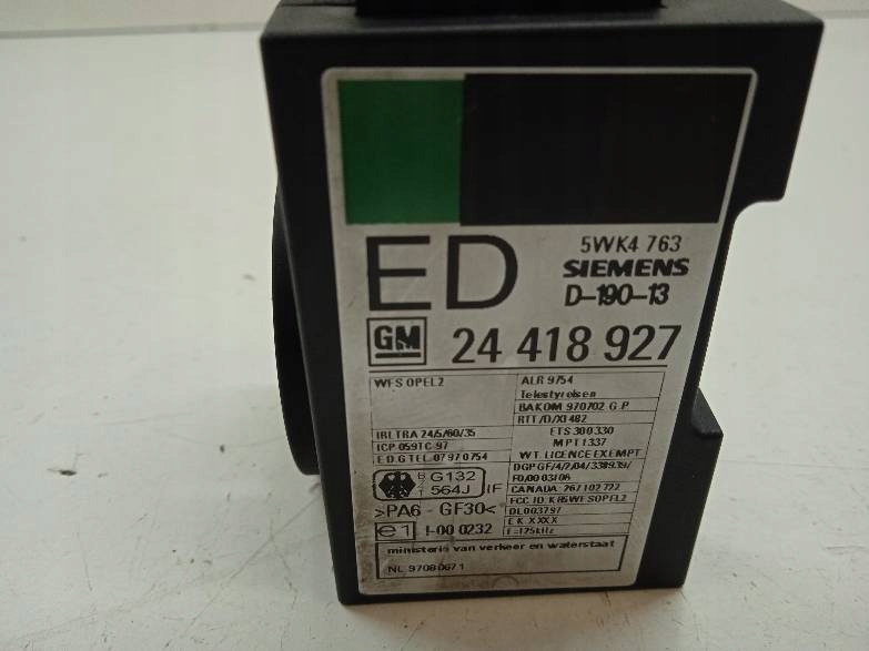 ZESTAW STARTOWY 24418927 Opel Astra II (1998-2009) G Producent Opel OE