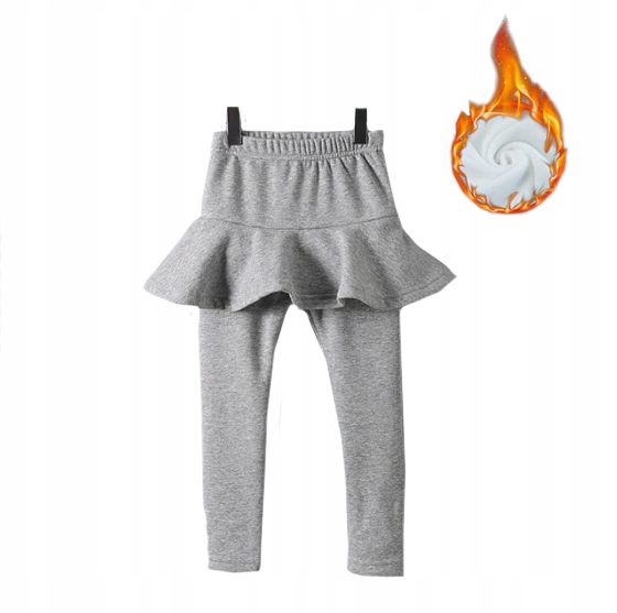 LEGGINSY ZE SPÓDNICĄ 2w1 SPODNIE OCIEPLANE GETRY