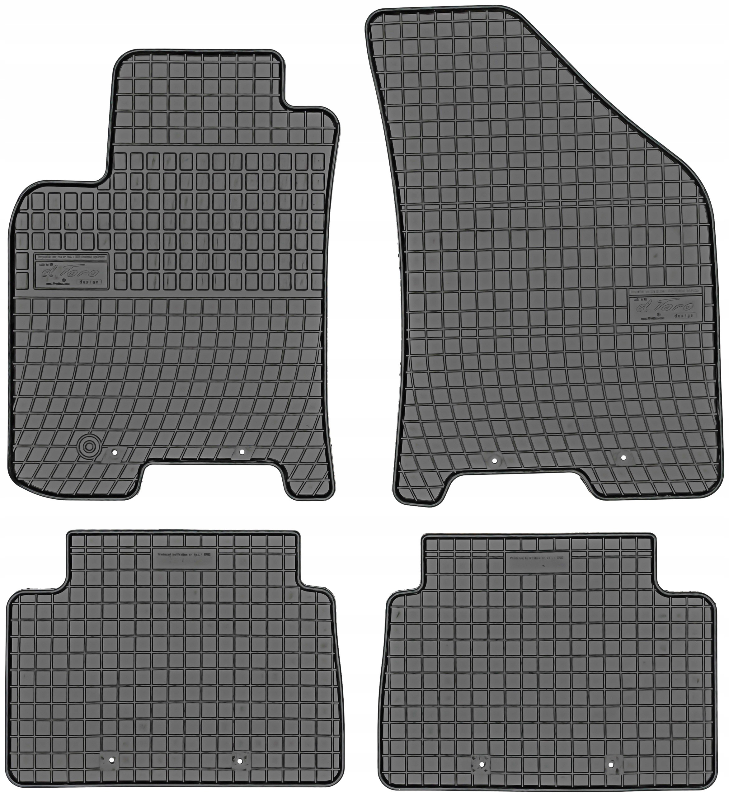 Килимки Ньюстайлінг резинові 0702 4 el.