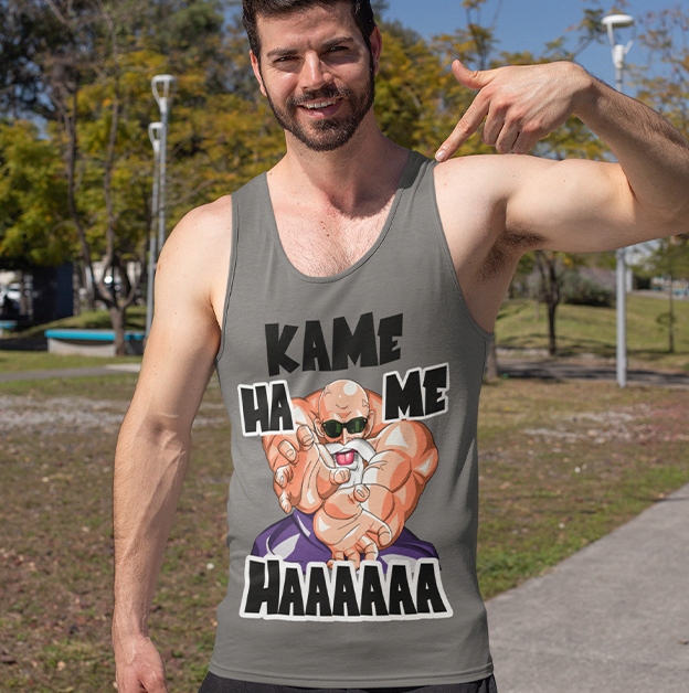 TANK TOP DRAGONBALL KAME HA ME HAAAA Rozmiar M