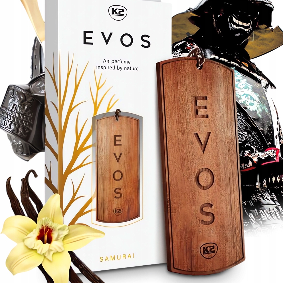 K2 Evos Samurai Drewniana Zawieszka Zapachowa Zapach Do Samochodu Auta
