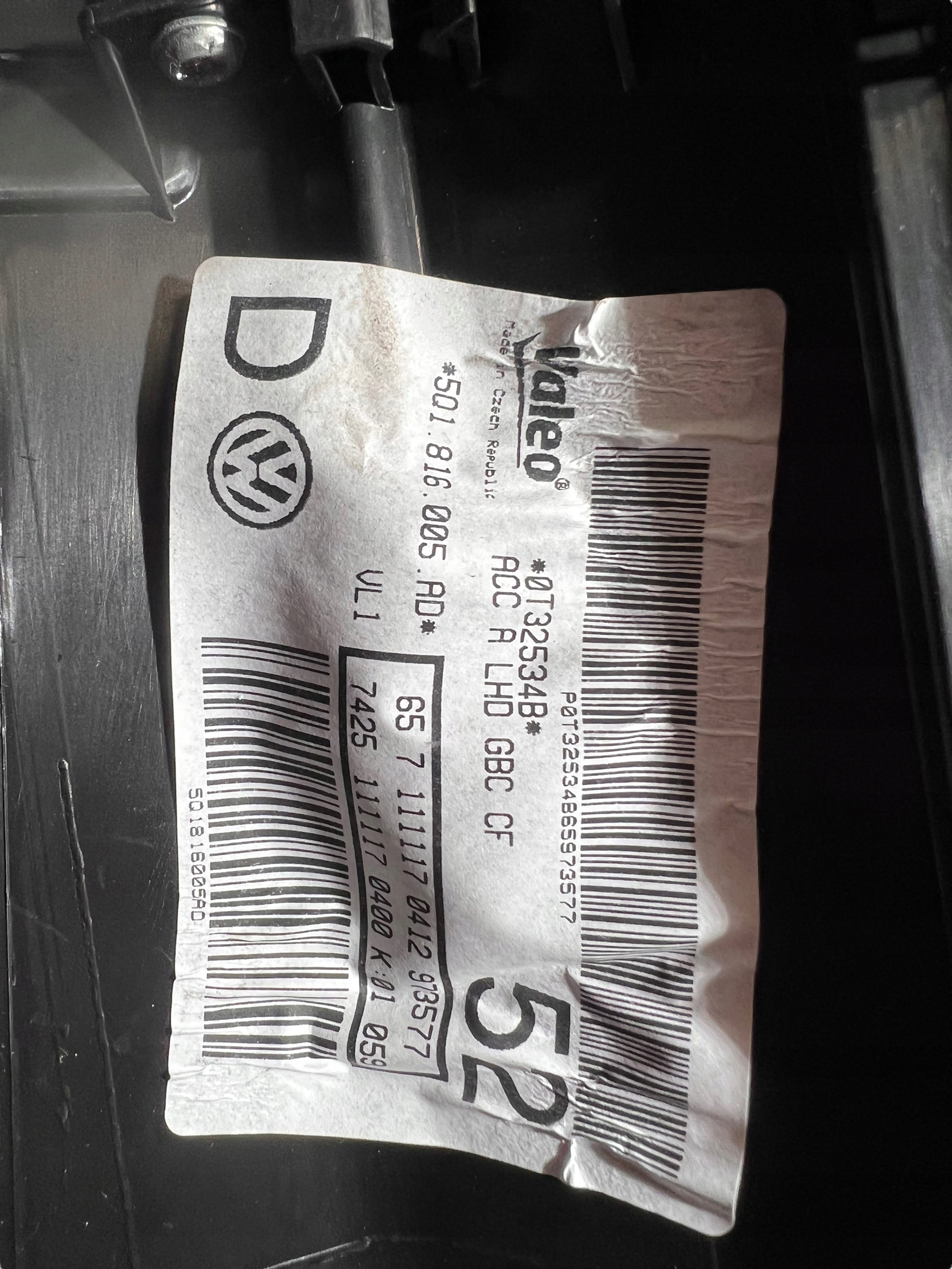 heater heating KLIMATRONIK AUDI A3 Q2 GOLF