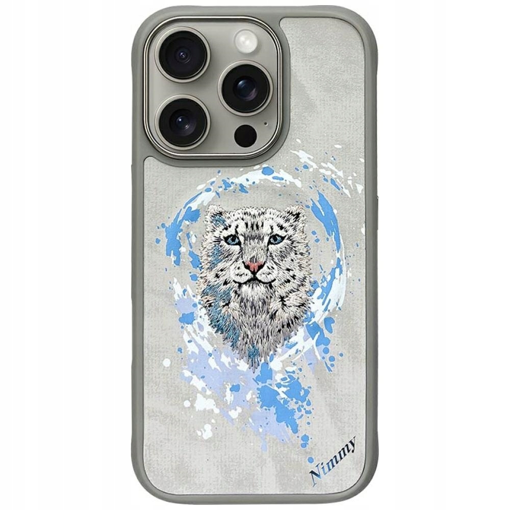 Etui Nimmy Pantera MagSafe na iPhone 16 Pro szare Nimmy