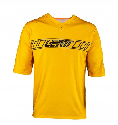 Koszulka Rowerowa Junior Leatt Mtb Enduro 3.0 Jersey Gold r.L