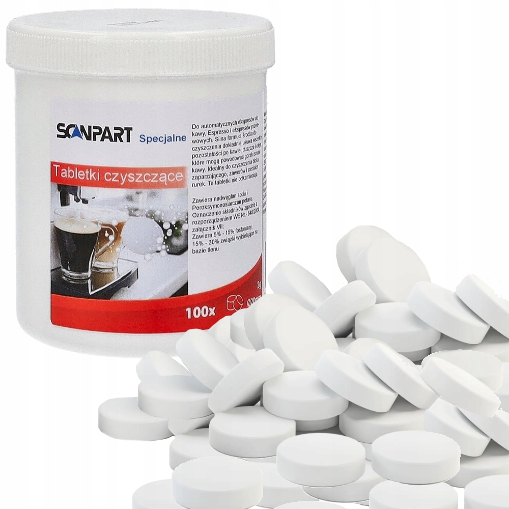 Univerzálne čistiace tablety pre kávovary Siemens Krups Delonghi