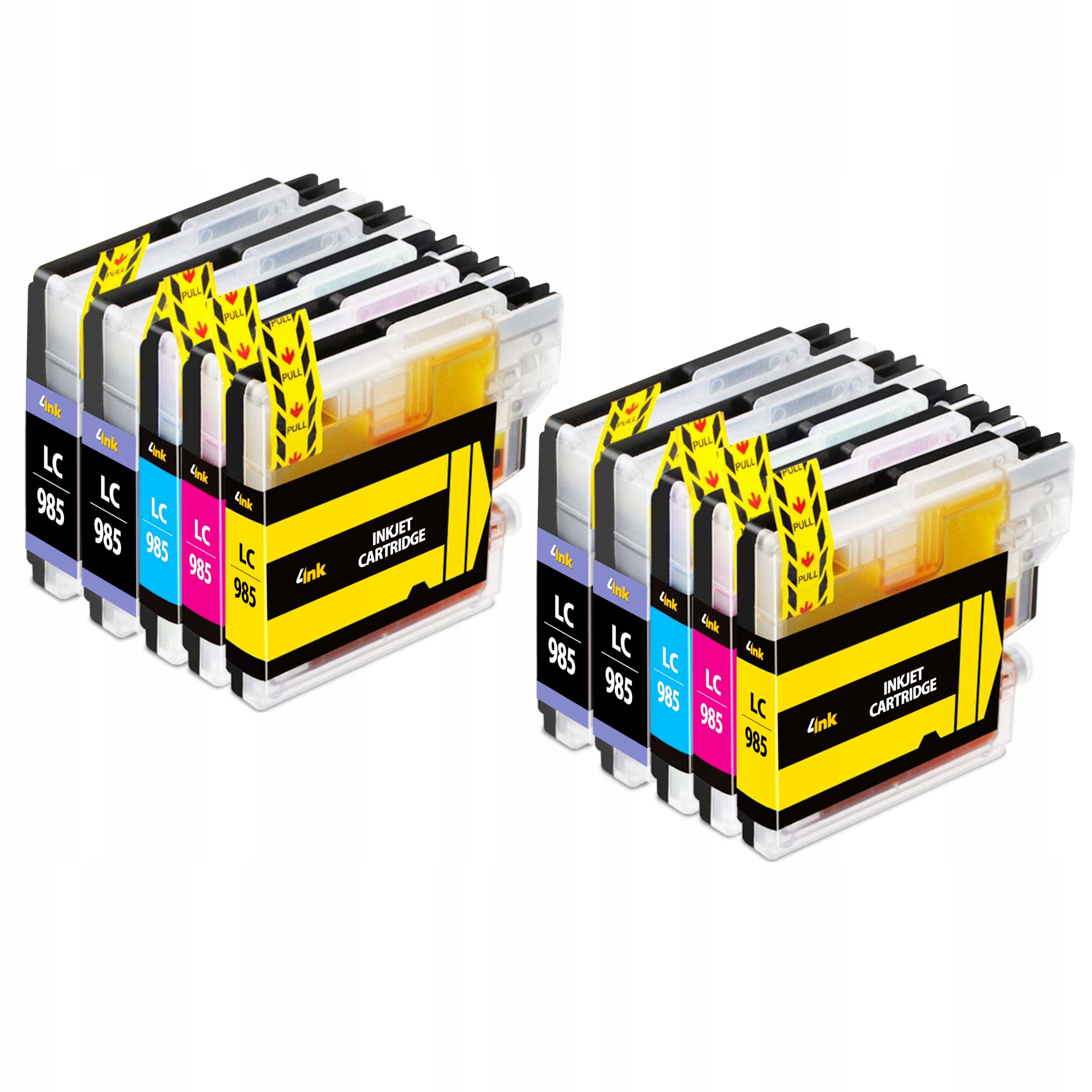 

10x Tusz Do Brother DCP-J125 DCP-J315W DCP-J515W