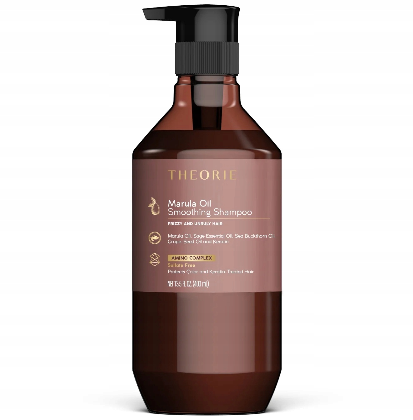 Účinný Šampon Theorie Marula Oil 400 ml Hydratuje A Regeneruje