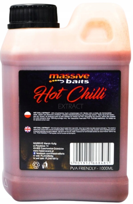 Liquid Zalewa Massive Baits Hot Chilli Ekstract 1L