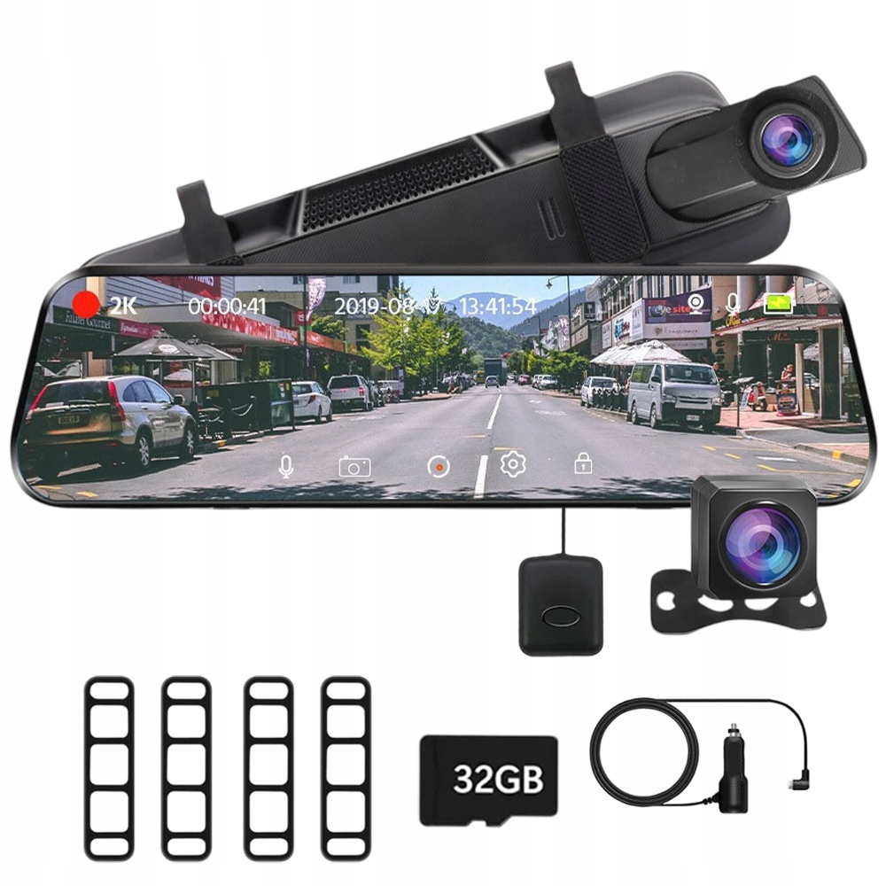 Automobilová Profesionální 10PALCOVÁ Ips Kamera S Gps Wifi A 32GB Kartou