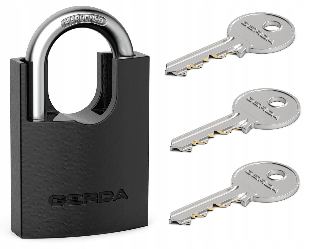 

Kłódka Gerda 70 Wzmocniona Żeliwna Chroniony Pałąk