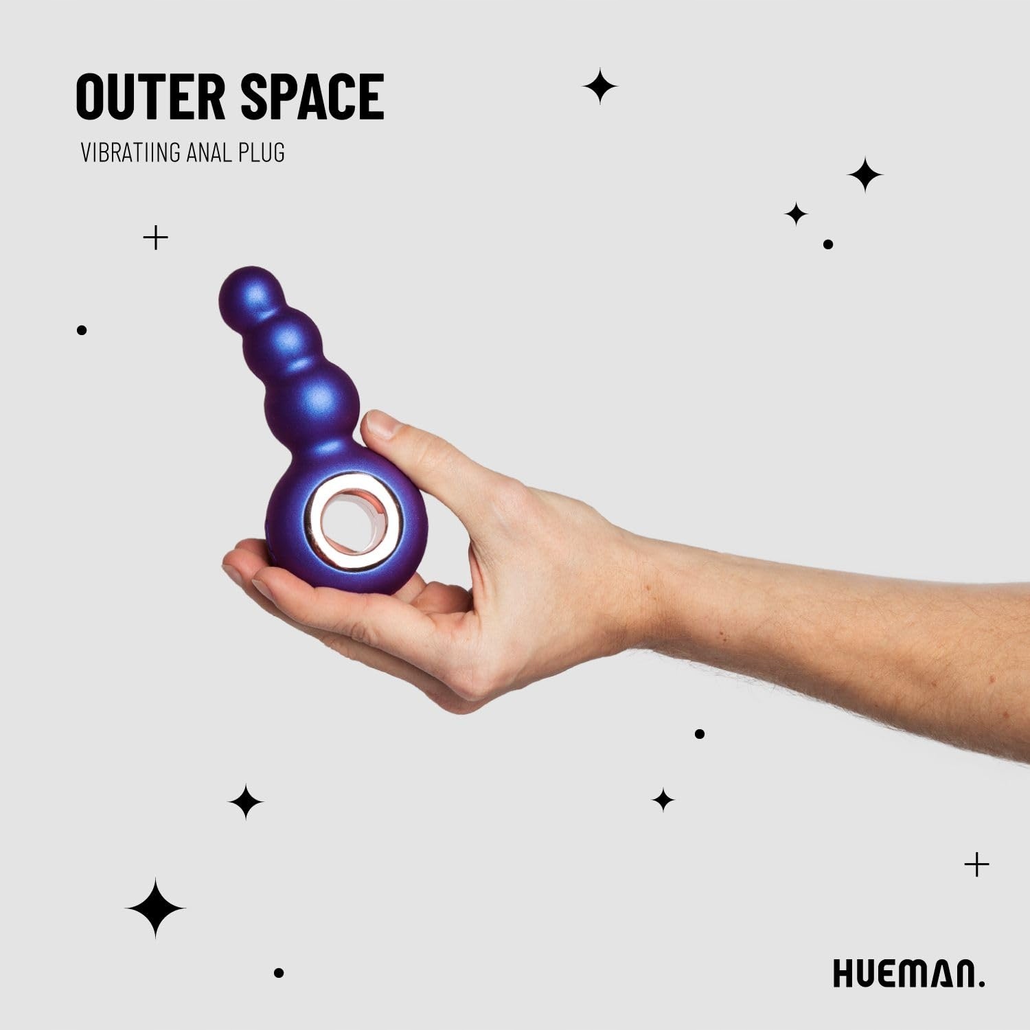 HUEMAN Wibrujący Korek Analny Kosmos — miniatura 2