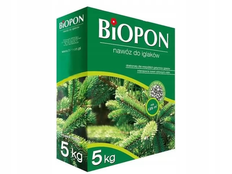 

Biopon 5kg Nawóz do iglaków granulowany tui