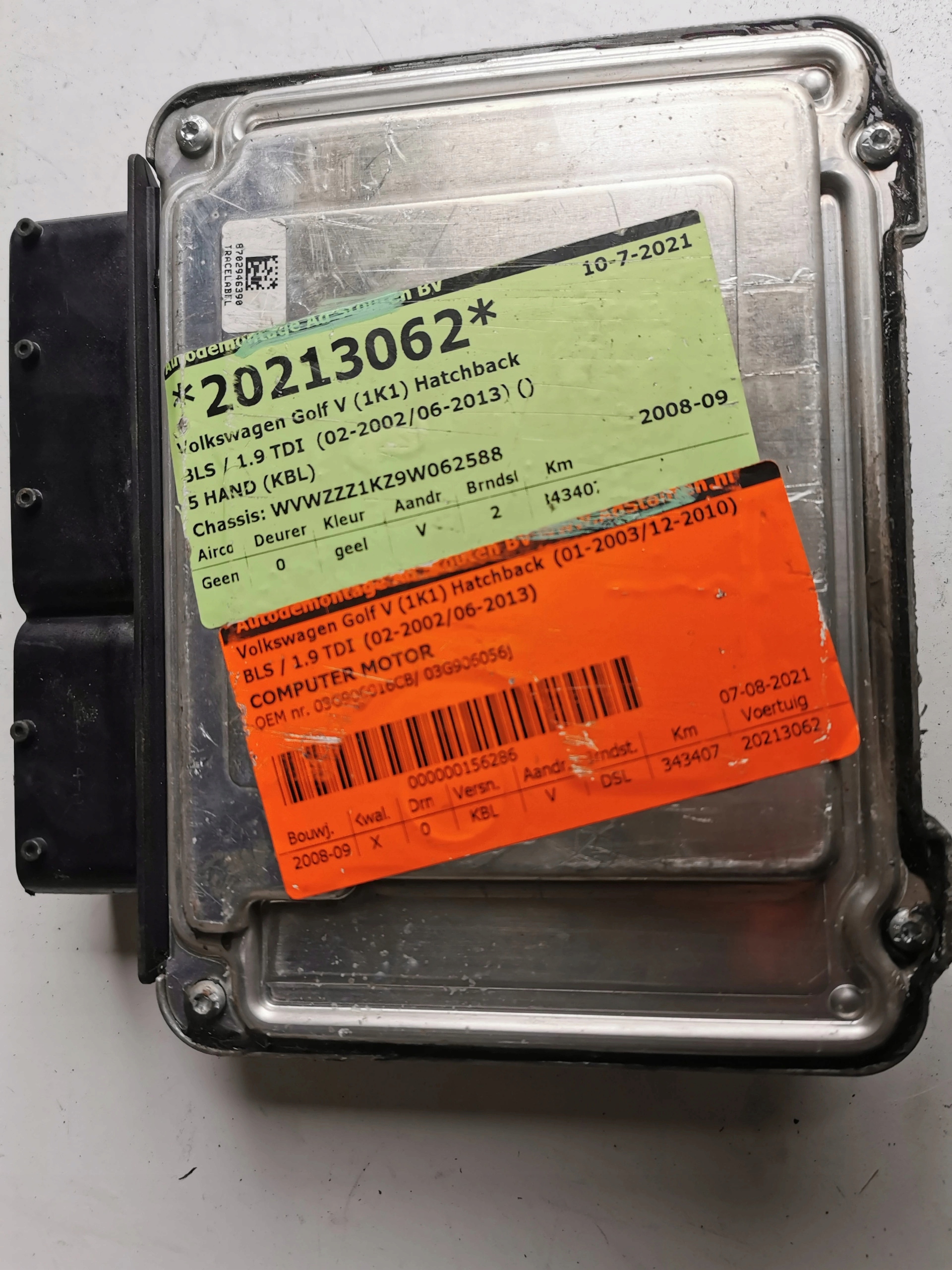 VW GOLF 1.9TDI 0281014899 03G906056J computer ECU