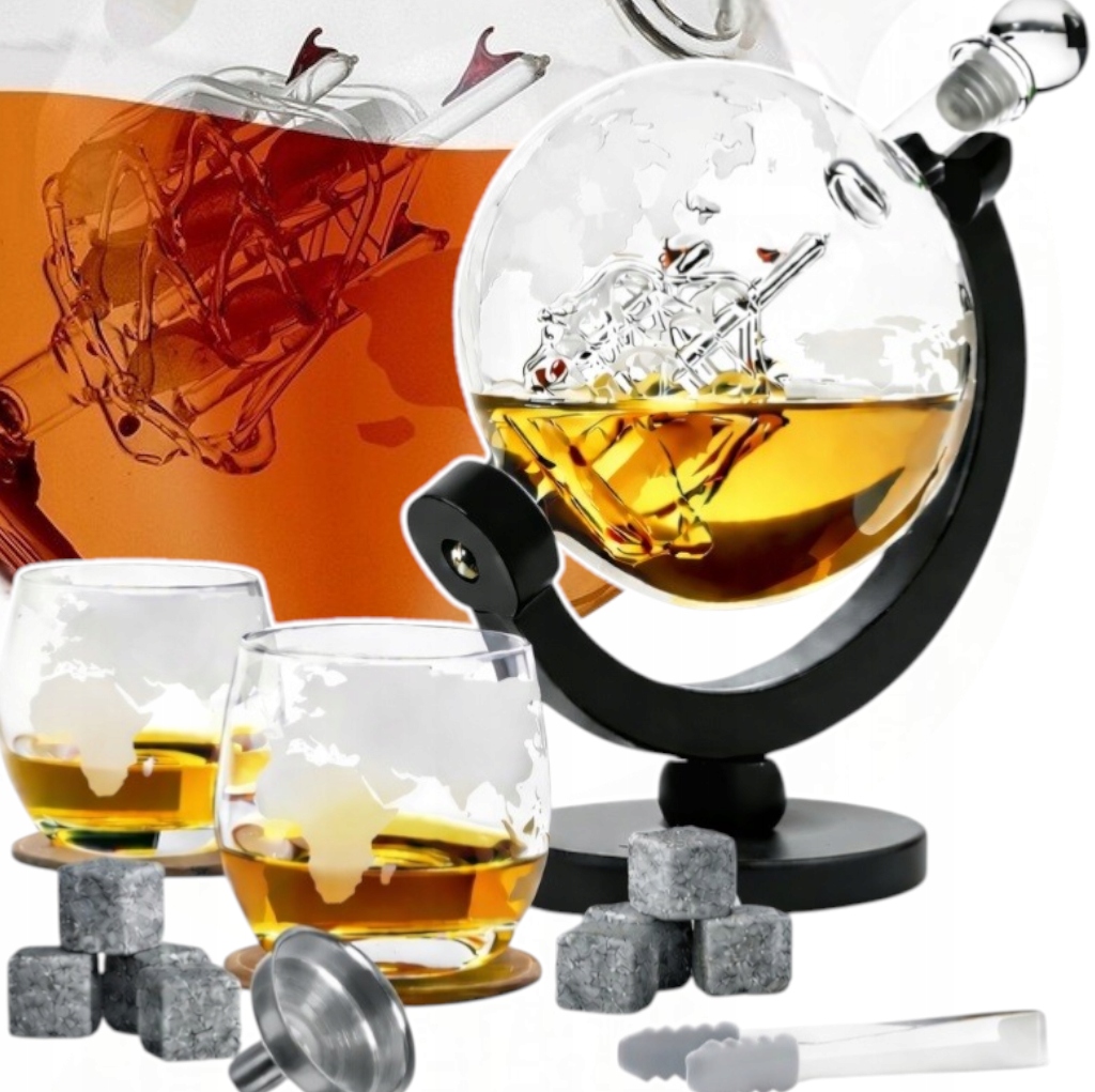 Karafa Na Whisky Globus Sklenice Na Whisky Dárek Pro Tatínka A Kluka