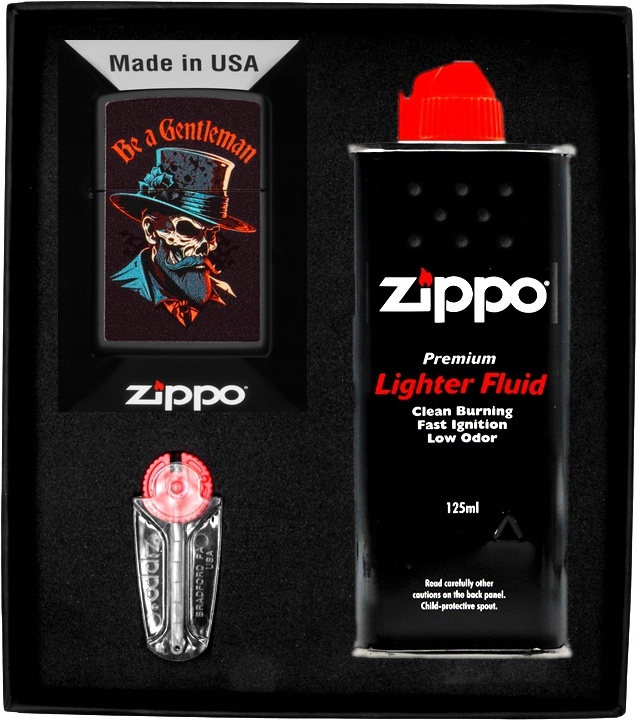 Sada Zippo Zapalovač Gentleman Design Dárková No1