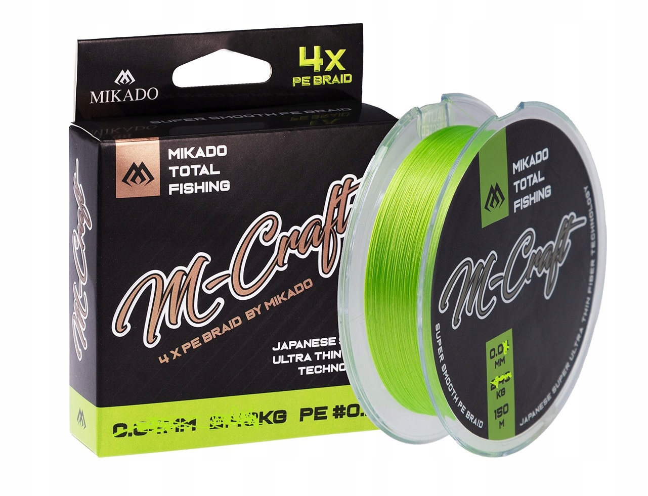 Plecionka Mikado spinningowa Ultralight M-craft 0,03 mm 1,83kg 150m Pe #0.1