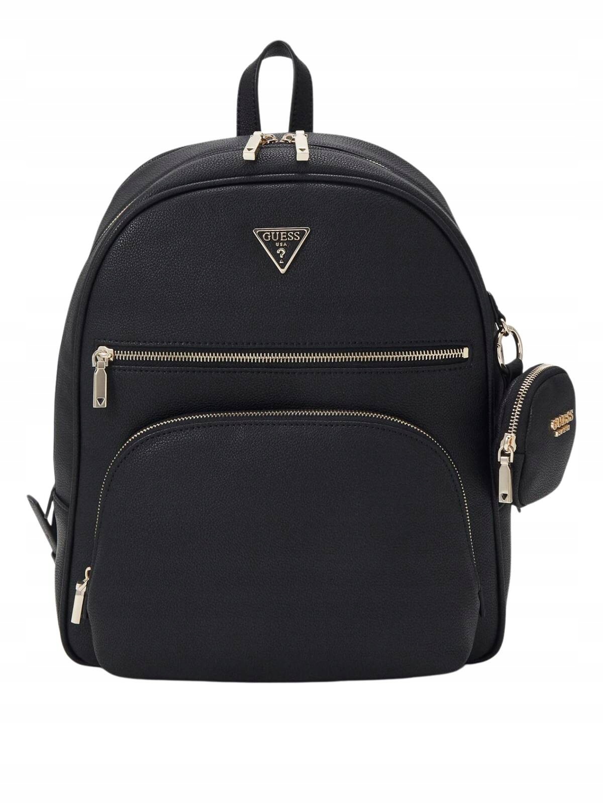 Batoh Guess HWBG90 06330 Černý Prostorný Městský Elegantní Batoh
