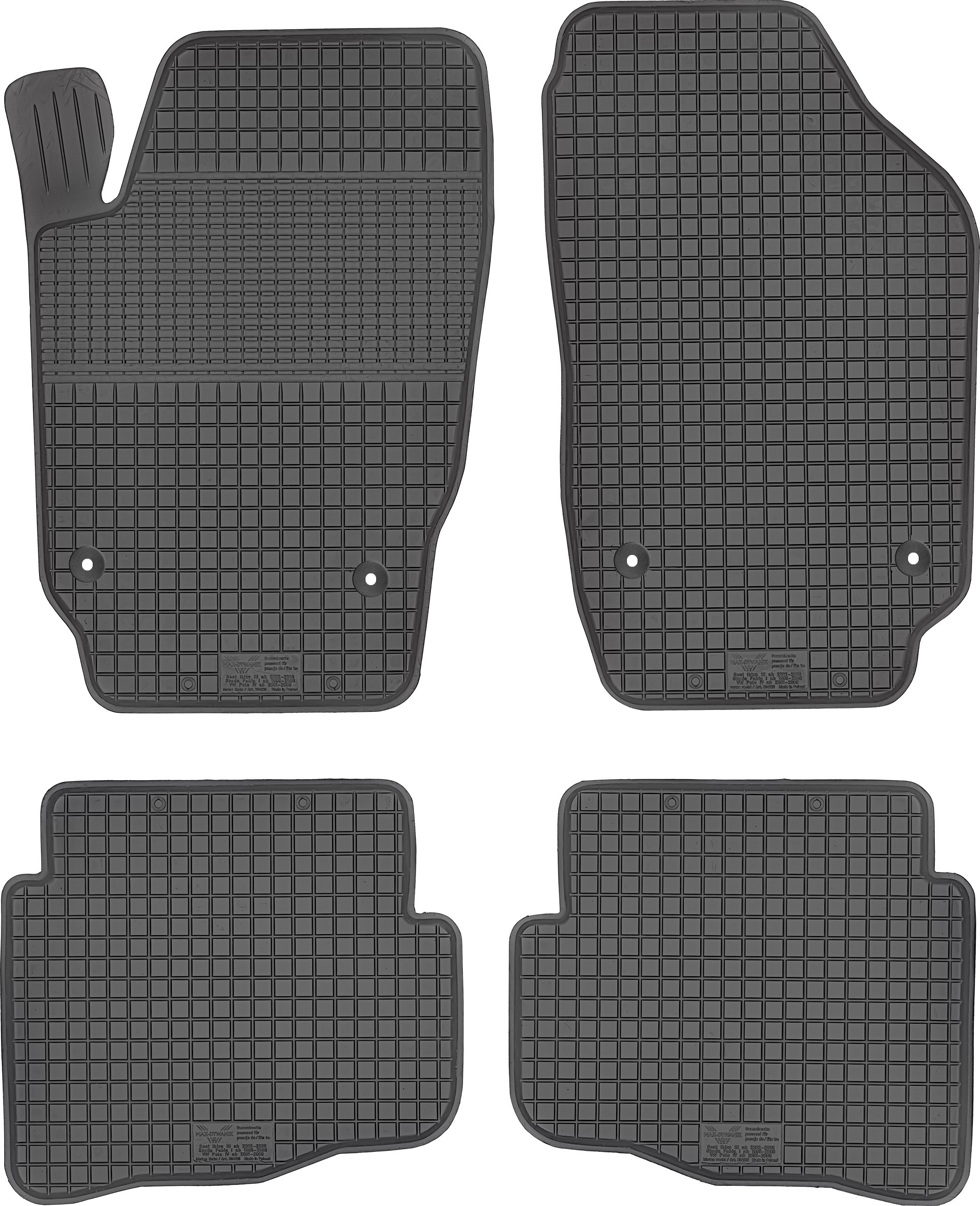 

Seat Ibiza III 2002-2008 Dywaniki gumowe