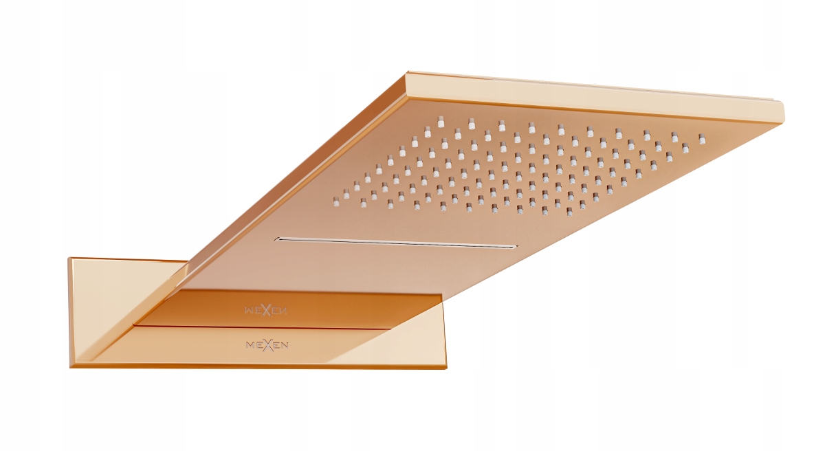 

Mexen Deszczownica Ścienna Waterfall Rose Gold