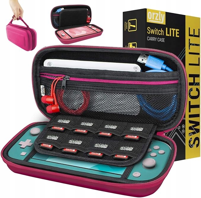 Etui Orzly do Nintendo Switch Lite 2019 – Twarda Torba Ochronna