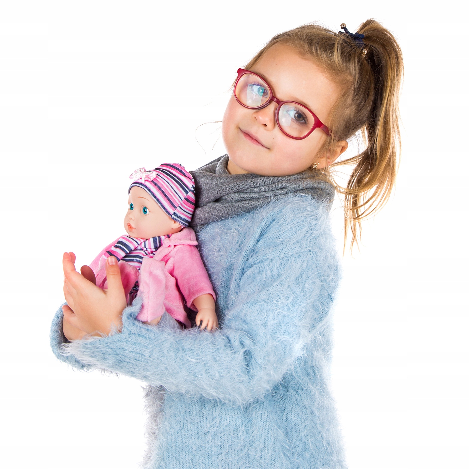 LALKA INTERAKTYWNA BOBAS KINDERPLAY MÓWI ŚMIEJE SIĘ PŁACZE UBRANKA Kod producenta KP4839