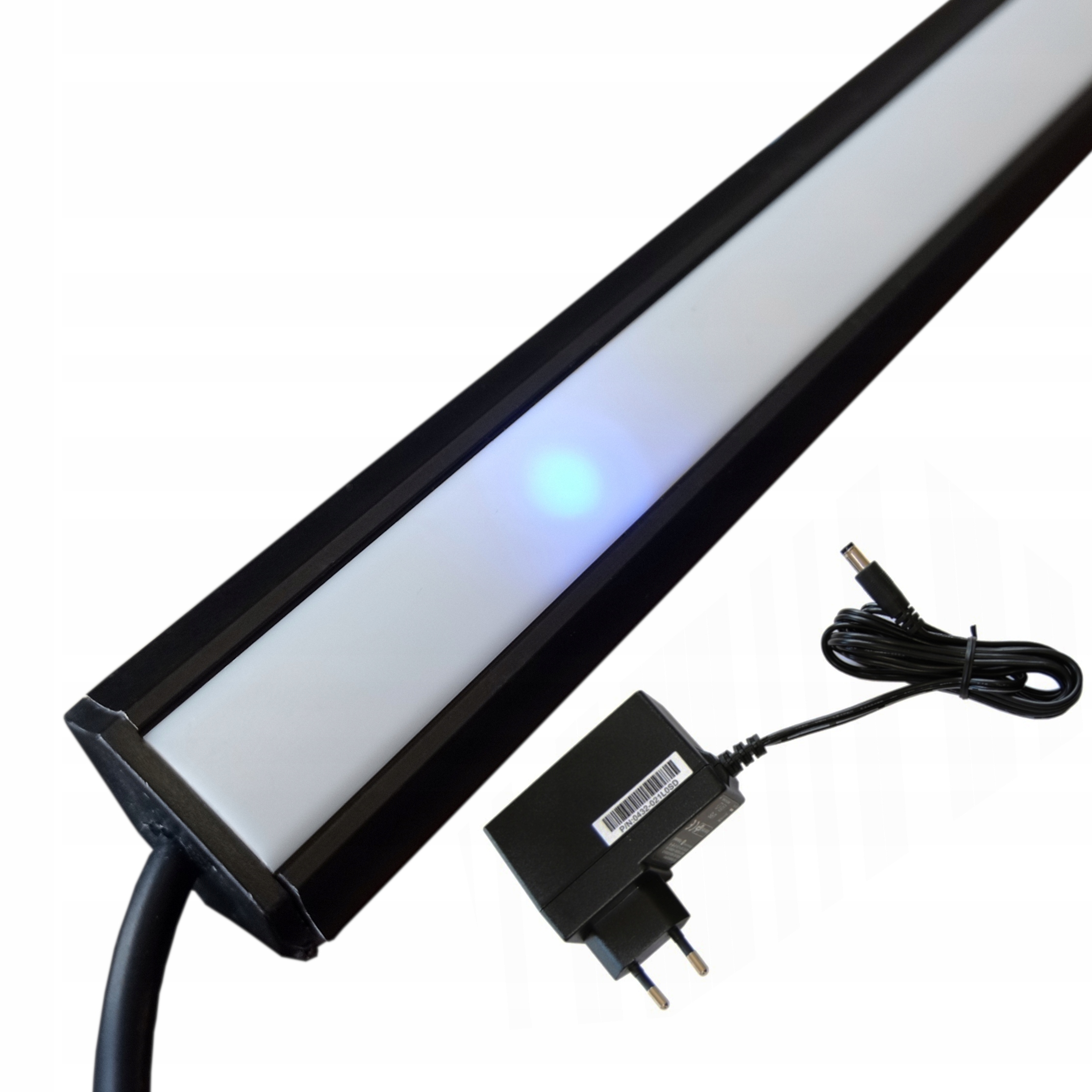 Listwa LED CZARNA Ośw. PODSZAFKOWE 150cm NAROŻNE