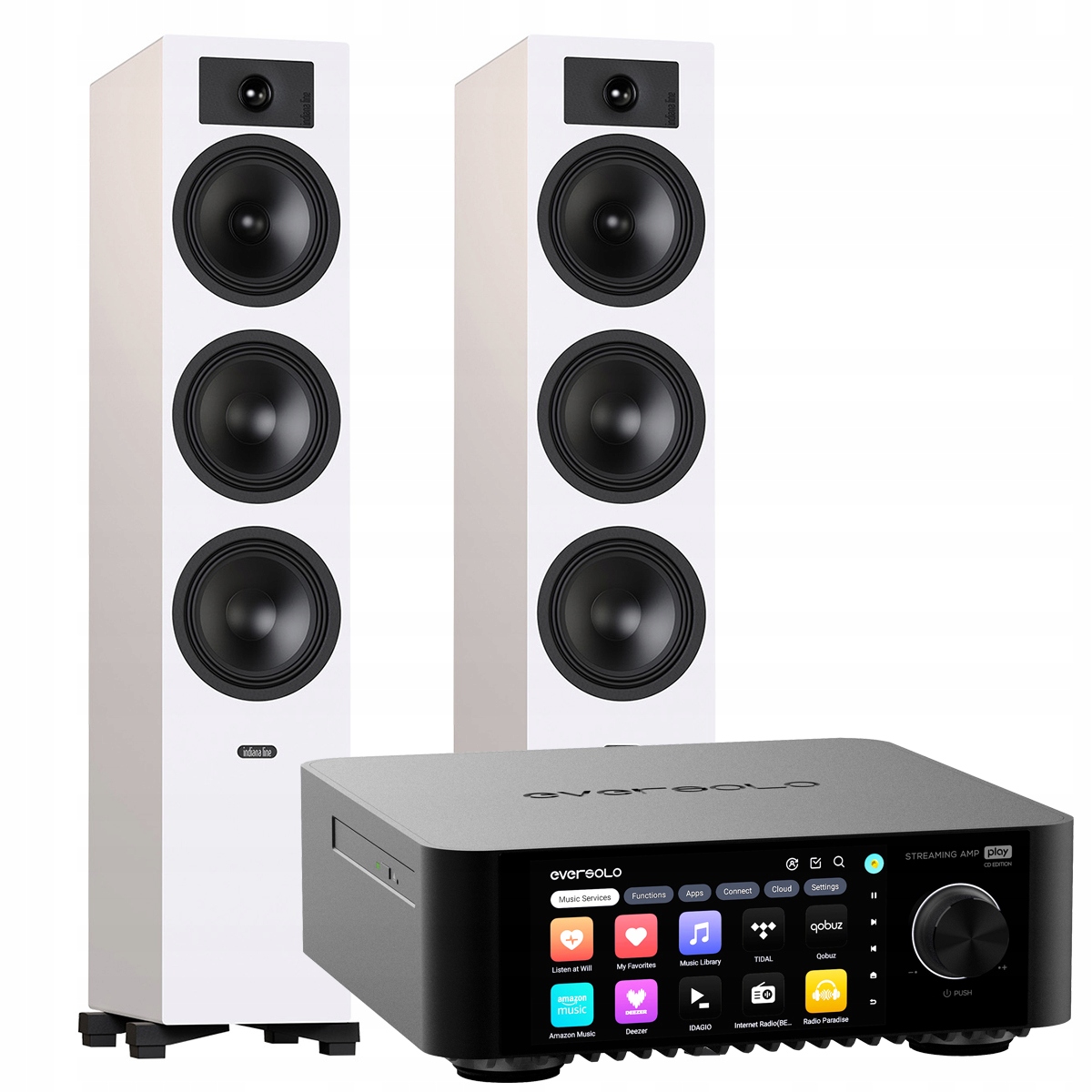 Indiana Line Tesi 6 EverSolo Play CD Stereo Streaming Wi-Fi Zosilňovač