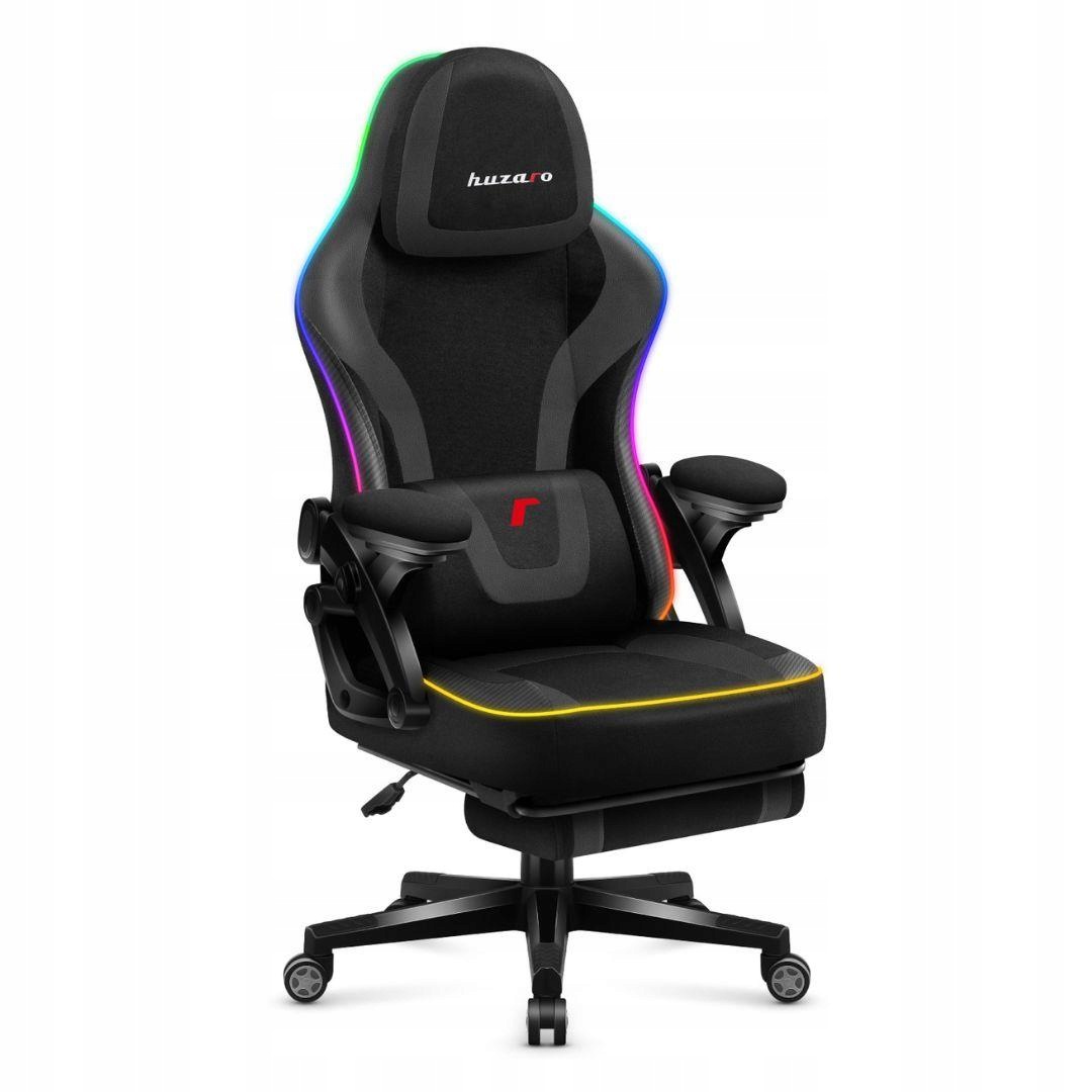 Huzaro Herní Křeslo Force 4 6 Pro Pc Notebook Rgb Black Mesh Výkonné