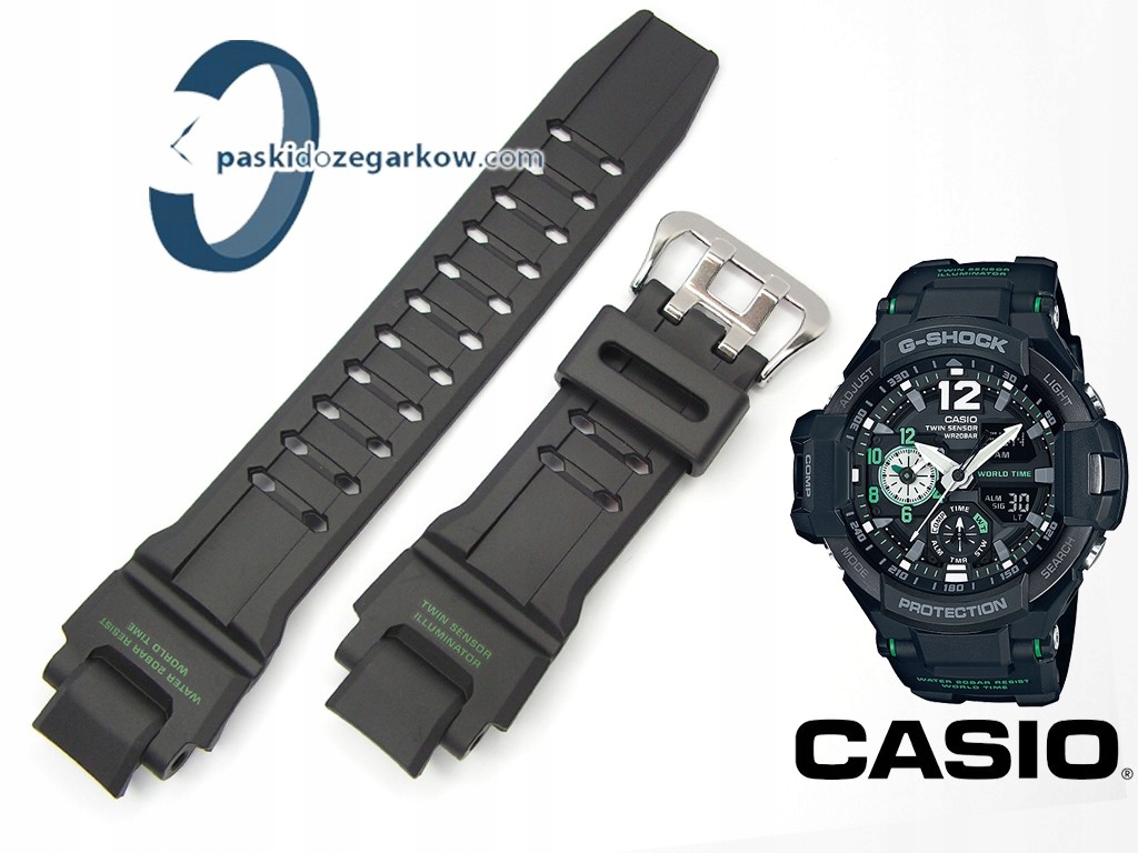 Pásek Casio G-Shock GA-1100-1A3 GA-1100 GA-1000 GW-A1000 černý originál