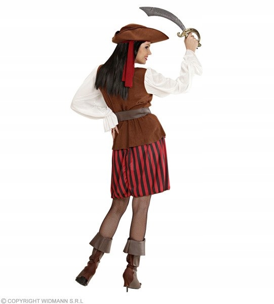 STRÓJ PIRATKI PIRATKA BORDOWA PIRACKI 6 EL. M Płeć kobieta