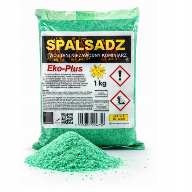 SPALSADZ KATALIZATOR 1 KG DO CZYSZCZENIA SADZY W KOMINACH I KOTŁACH
