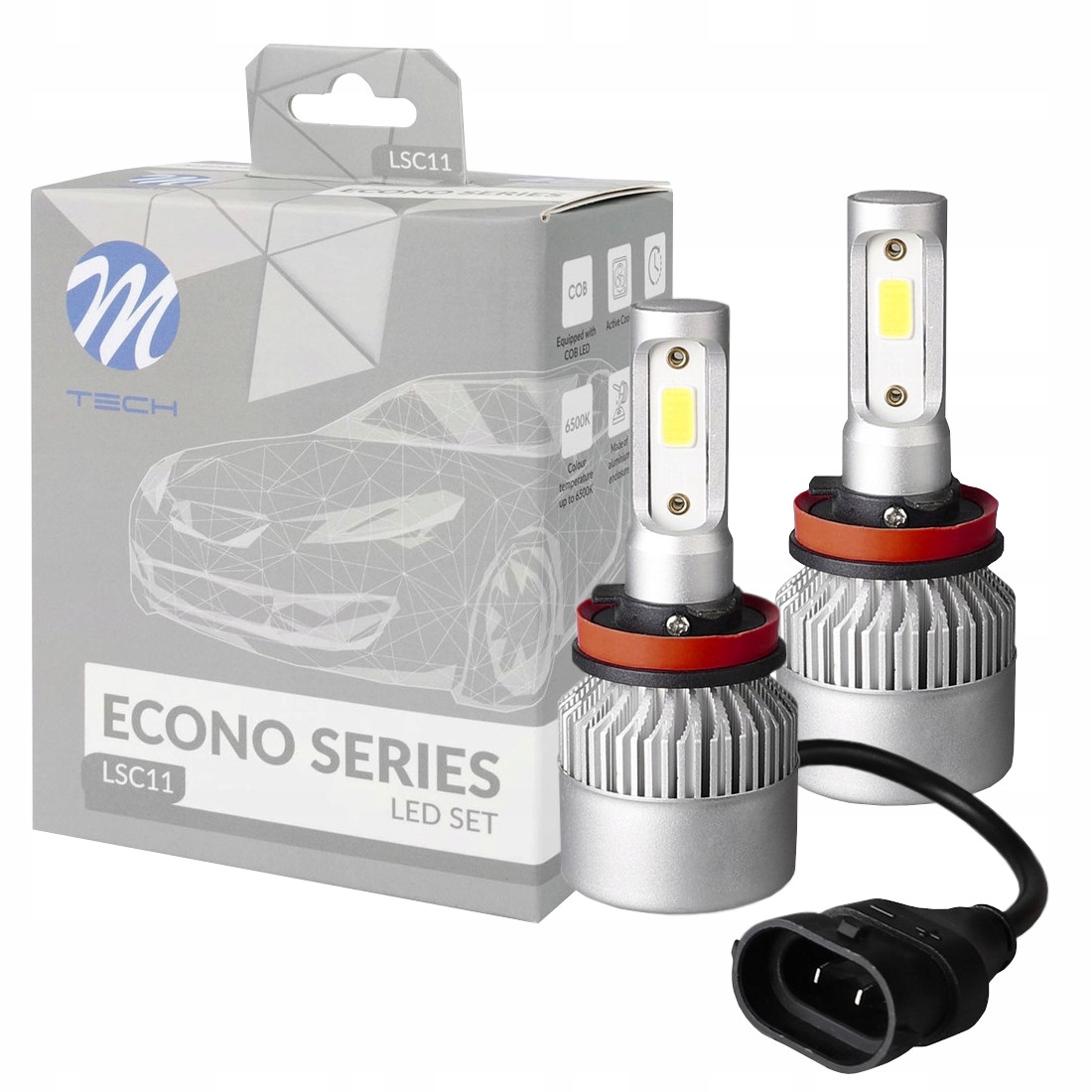 

Żarówki H11 led zestaw 12/24V 6500K 80W Canbus