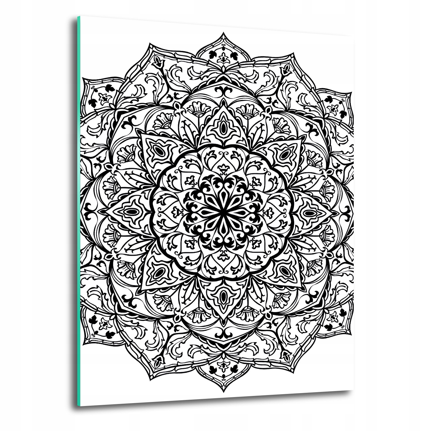Sklenené nástenné foto Mandala Ázia mozaika 70x100