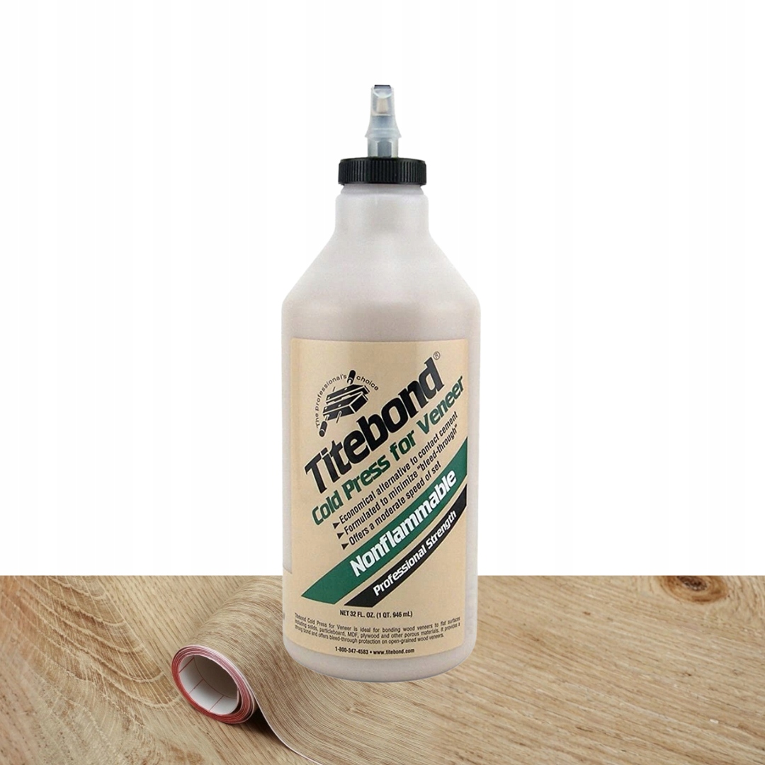 Titebond Cold Press Veneer – lepidlo na dýhu, lepidlo na dřevo 946 ml/1 kg