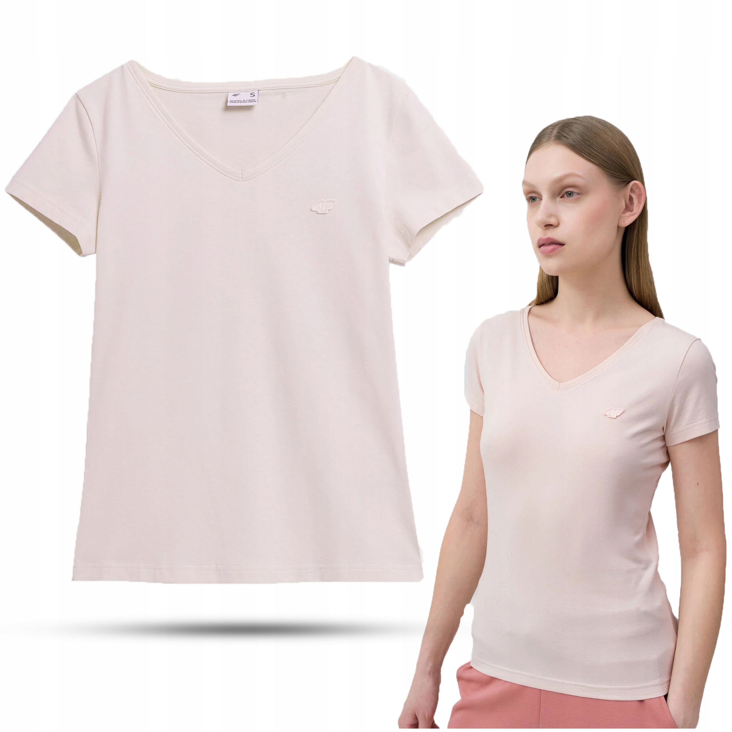 

Koszulka Damska 4F T-shirt Bawełniana Sportowa L