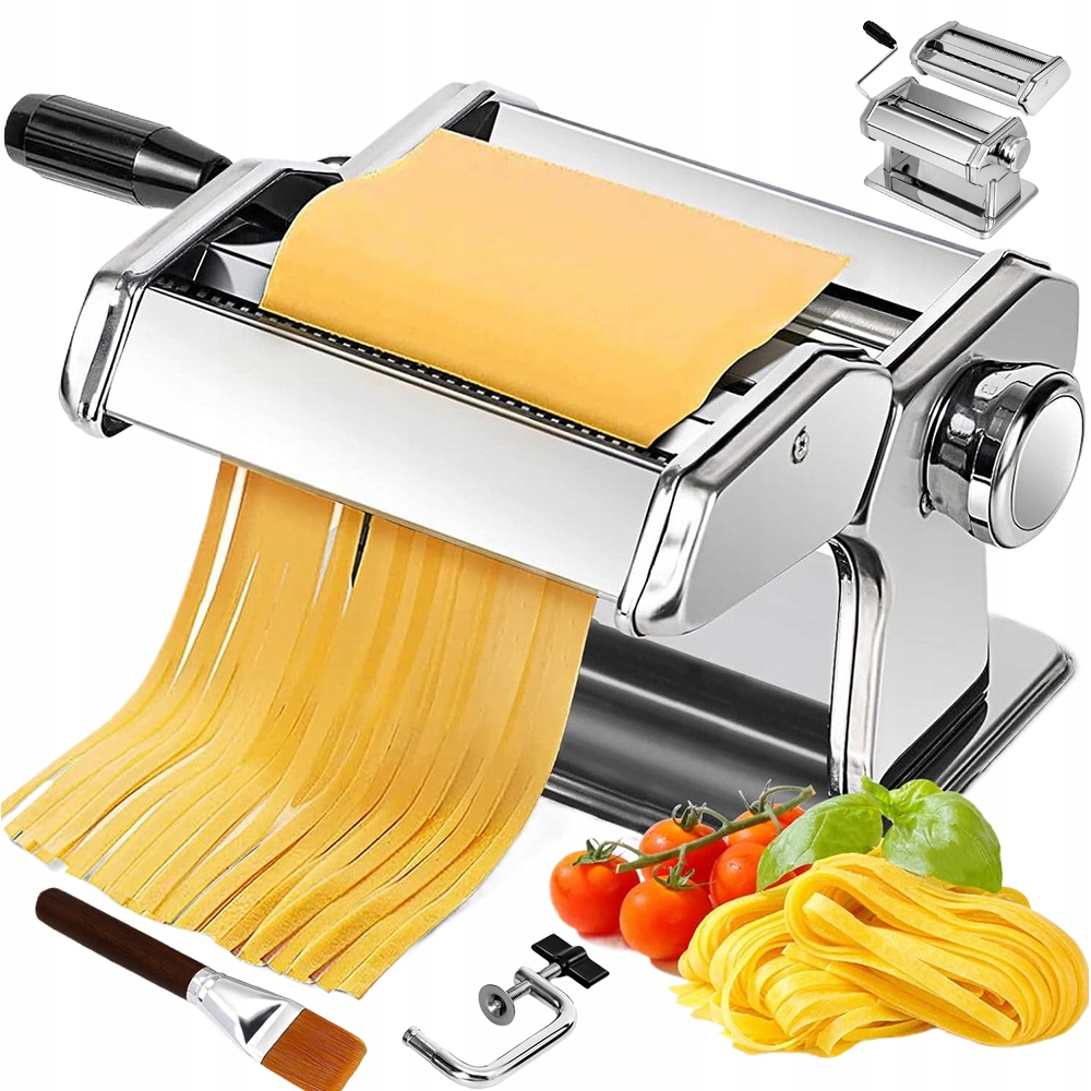 Ruční Stroj Na Těstoviny A Válcování Nerezová Ocel 7 Tloušťek