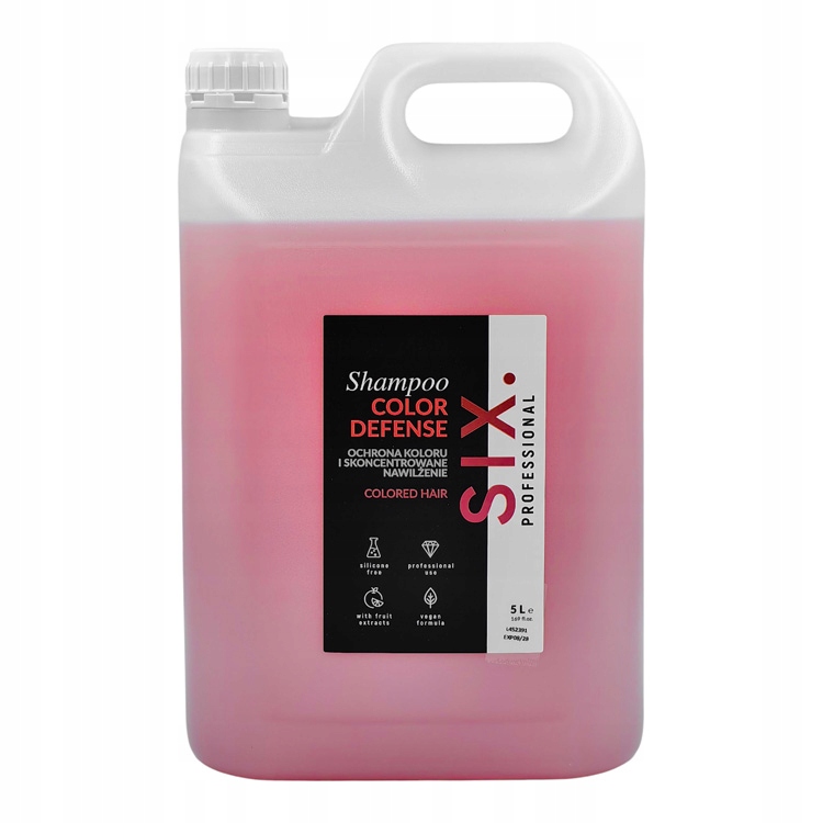 Six Professional Color Defense Šampon Ochrana Barvy 5000 ML