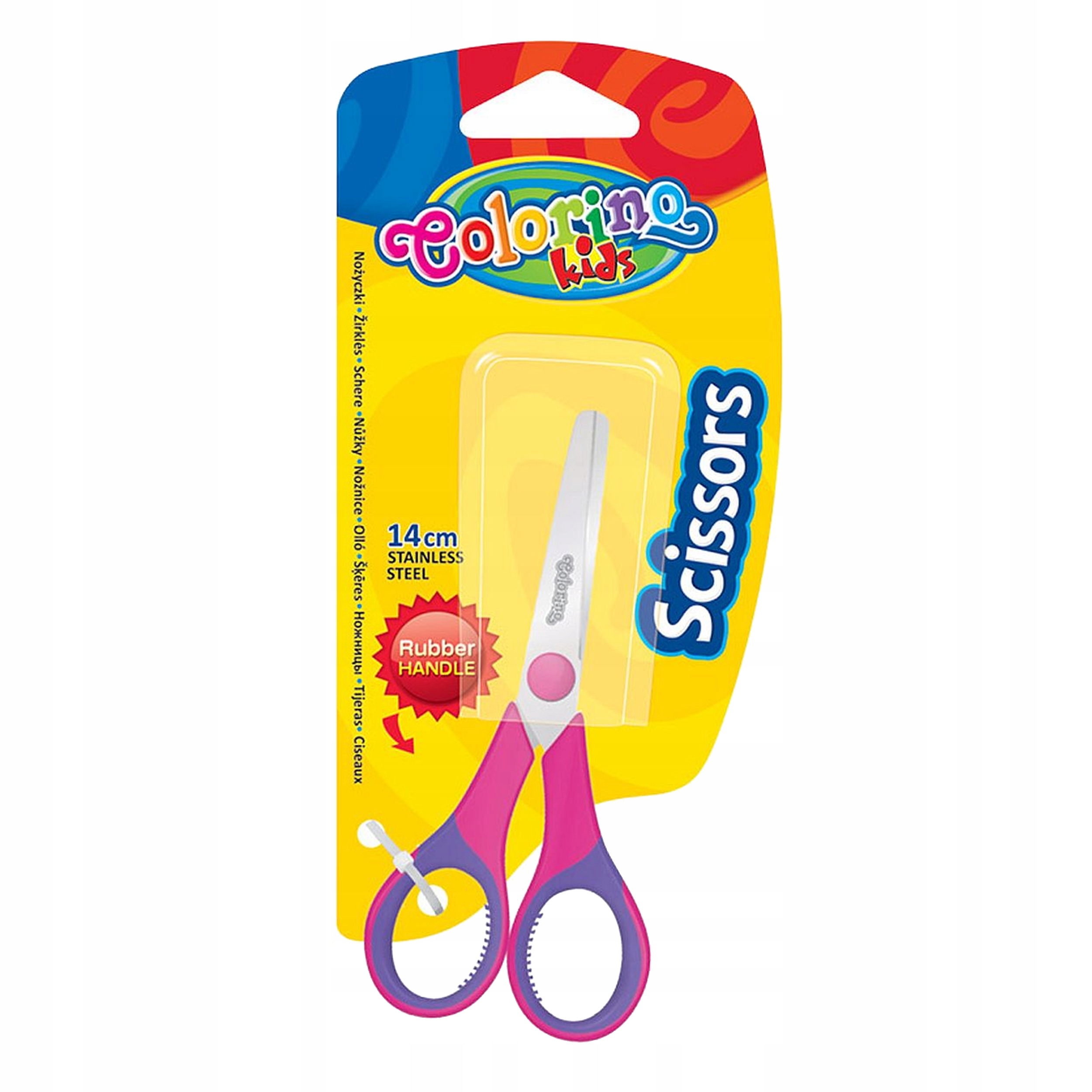 

Nożyczki Do Papieru Szkolne 14cm Blister Colorino