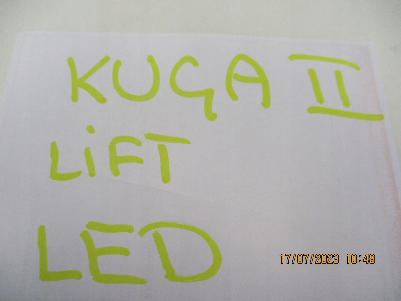 light right FORD KUGA II LIFT LED